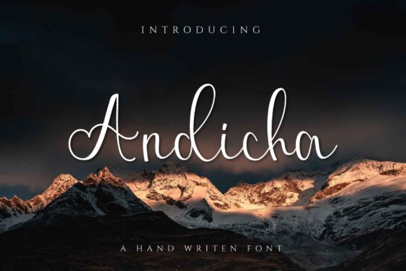 Andicha: Elevate Your Visual Design with Elegant Typography