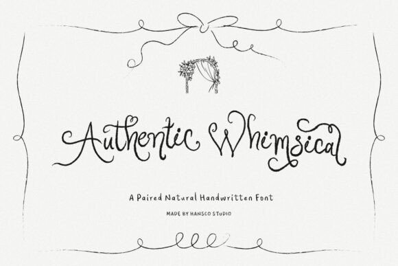 Authentic Whimsical: The Elegant Curly Font for Magical Projects