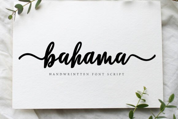 Bahama Script: Elevate Your Design with Artistic Flair