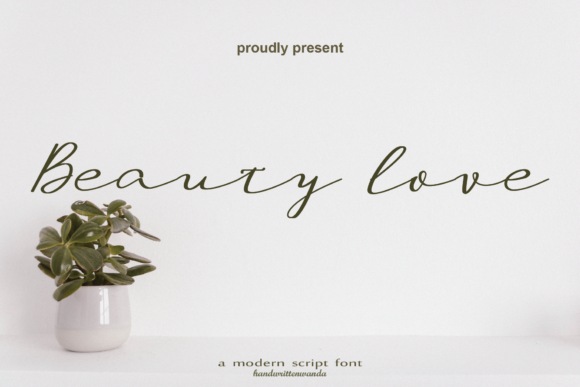 Beauty Love: A Script Font for Elegant Design Projects