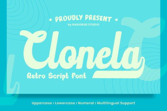 Clonela: The Retro Script Font for Elegant Design