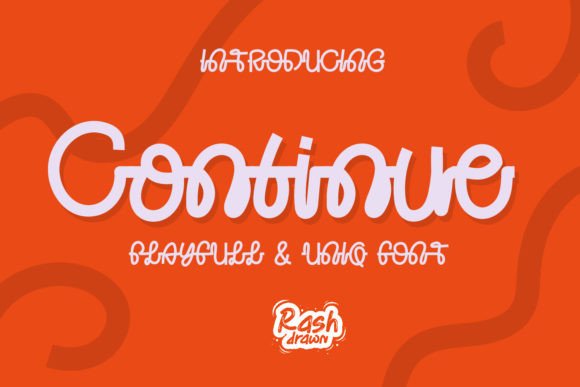 Continue: The Monoline Script Font for Modern Design