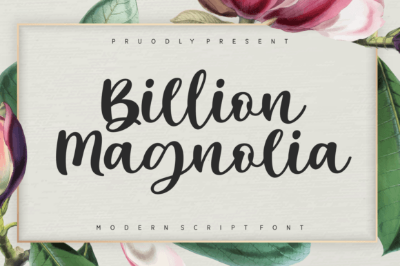 Elevate Your Brand with Billion Magnolia Script Font