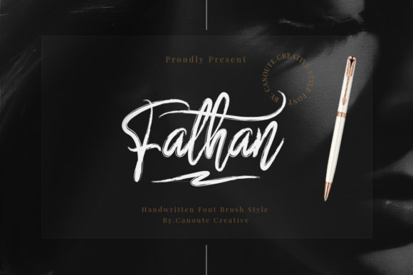 Fathan: A Handwritten Script for Elegant Design