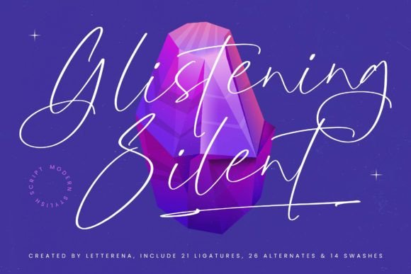 Glistening Silent: Elevate Your Brand with Luxury Script