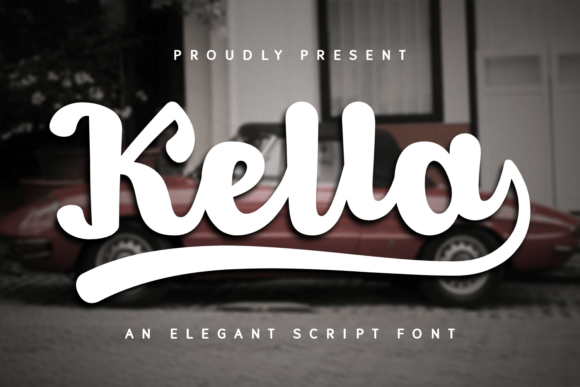 Kella: The Bold Script Font for Dynamic Design