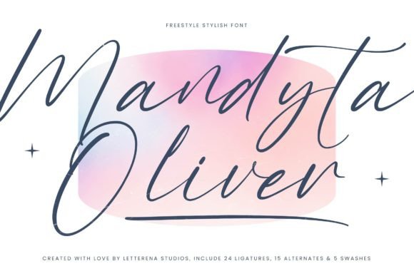 Mandyta Oliver: A Luxury Script Font for Elevated Design