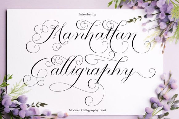 Manhattan Calligraphy: A Modern Script for Elegant Design