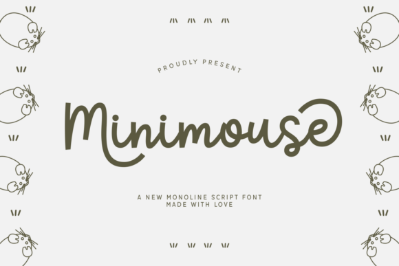 Minimouse: A Playful Script Font for Modern Design