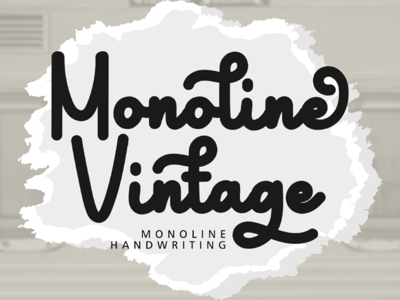Monoline Vintage: Elevating Design with Timeless Script