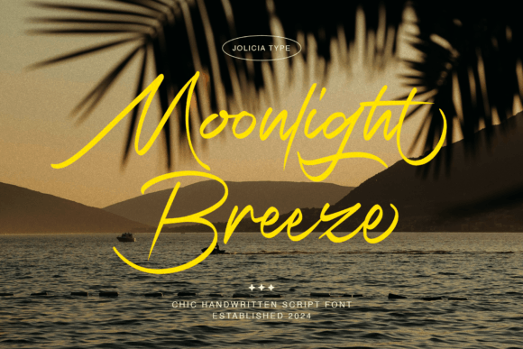 Moonlight Breeze: A Graceful Script for Modern Design