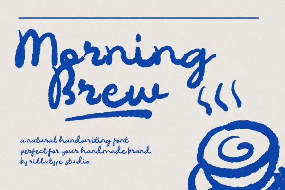 Morning Brew: A Handwritten Script Font for Authentic Design