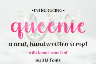 Queenie: Elevate Your Designs with This Handwritten Font