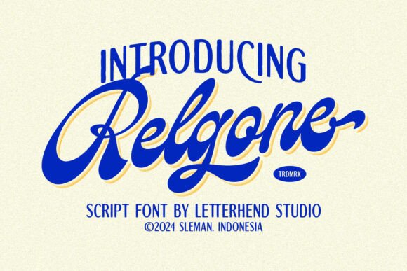 Relgone: The Elegant Script Font for Modern Design