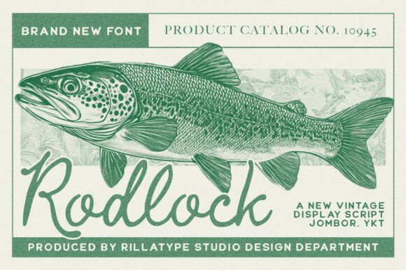 Rodlock: A Vintage Script Font for Authentic Design