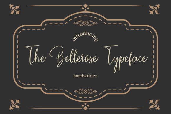 The Bellerose Typeface: A Vintage Script for Modern Design