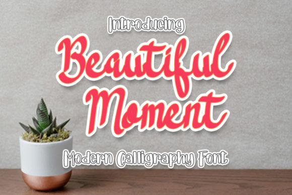 The Elegance of Beautiful Moment Font