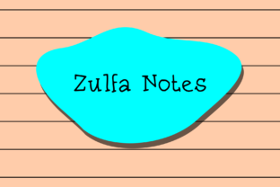 Zulfa Notes: Authentic Handwriting for Design